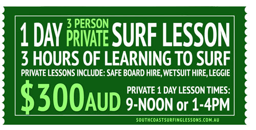1 Day Surf Lesson, Denmark Western Australia